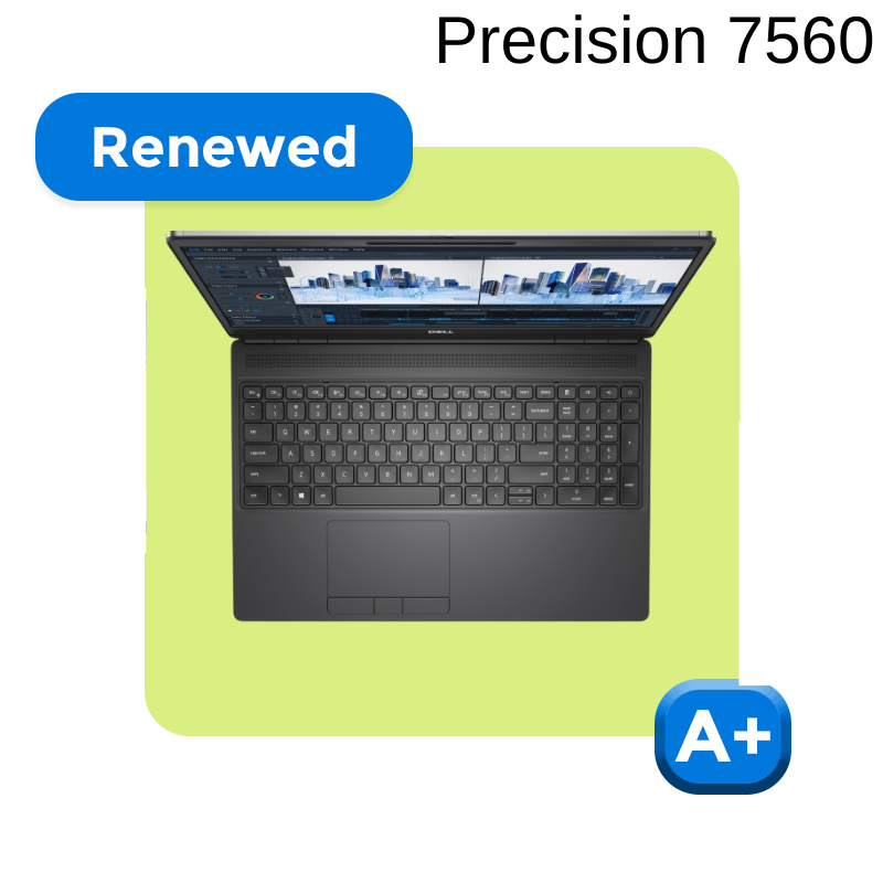 REFURBISHED Dell Precision 7560 (CORE i7 11850H 11TH GEN/15.6"/4GB NVIDIA® Quadro T2000/1 YEAR WARRANTY)