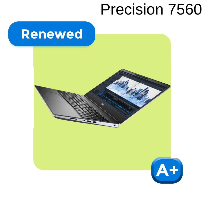 REFURBISHED Dell Precision 7560 (CORE i7 11850H 11TH GEN/15.6"/4GB NVIDIA® Quadro T2000/1 YEAR WARRANTY)