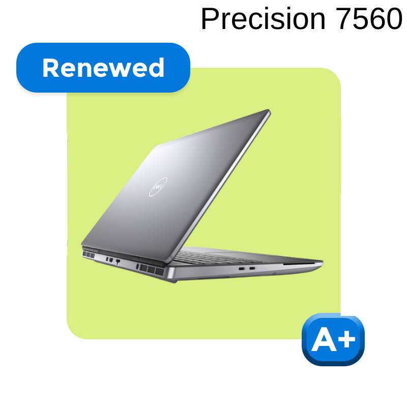 REFURBISHED Dell Precision 7560 (CORE i7 11850H 11TH GEN/15.6"/4GB NVIDIA® Quadro T2000/1 YEAR WARRANTY)