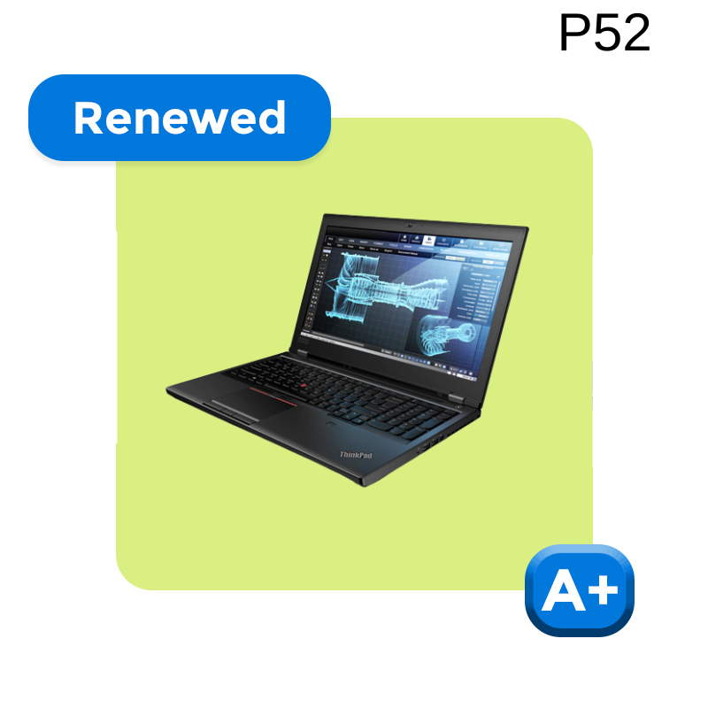 REFURBISHED LENOVO THINKPAD P52 CORE i7 8TH GEN 15.6