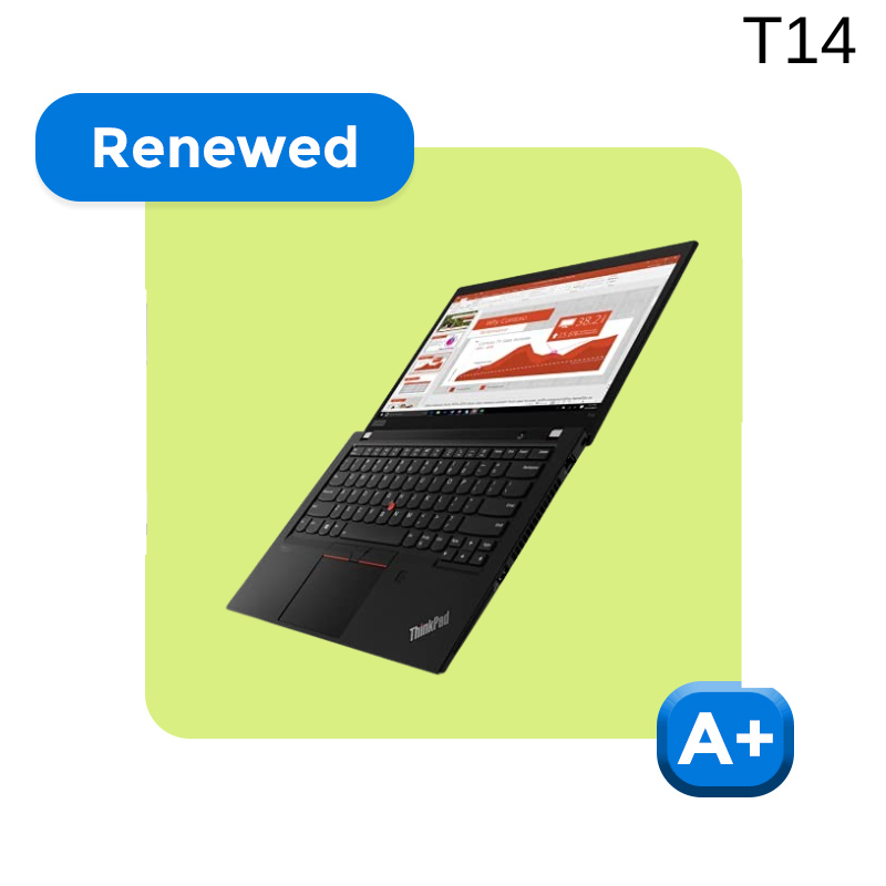 REFURBISHED LENOVO THINKPAD T14 (CORE i5 10TH GEN/14"/1 YEAR WARRANTY)