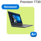 REFURBISHED DELL PRECISION 7730 (CORE i7 8TH GEN/17.3"/16GB NVIDIA P5200/1 YEAR WARRANTY)