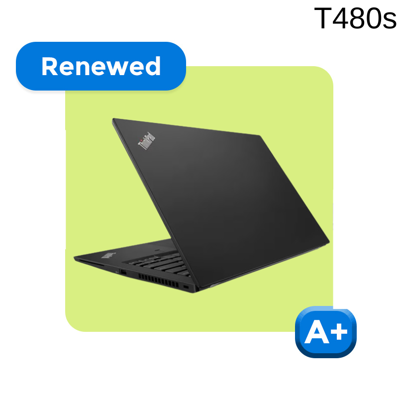 REFURBISHED LENOVO THINKPAD T480s (CORE i7 8TH GEN/14"/1 YEAR WARRANTY)