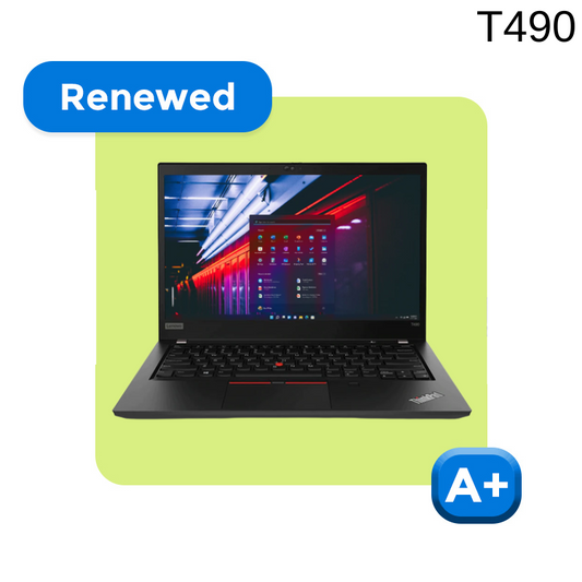 REFURBISHED LENOVO THINKPAD T490 (CORE i5 10TH GEN/14"/1 YEAR WARRANTY)