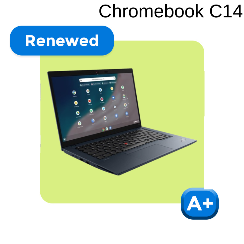 REFURBISHED LENOVO ThinkPad C14 Chromebook (Core i5 12th/14" Touch/1 Year Warranty/ChromeOS)