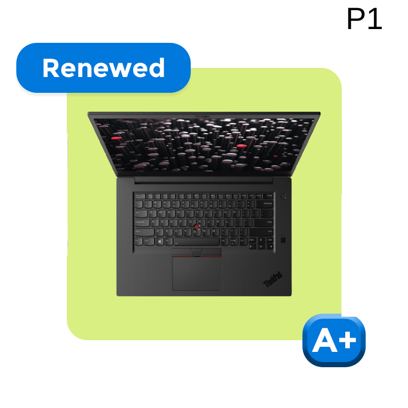 REFURBISHED LENOVO THINKPAD P1 (CORE i7 9TH GEN/15.6"/4GB NVIDIA/1 YEAR WARRANTY)