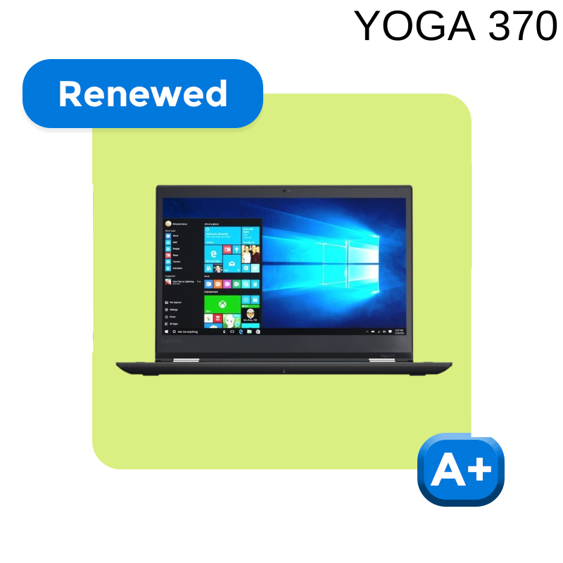 REFURBISHED LENOVO THINKPAD Yoga 370 (CORE i7 7TH GEN/13.3" 2in1 Touch/1 YEAR WARRANTY)