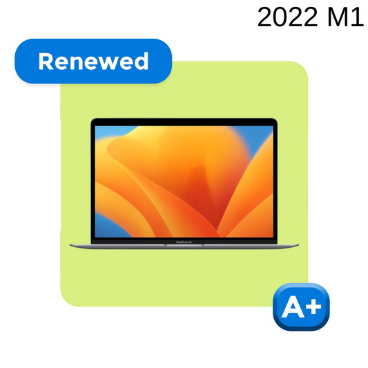 REFURBISHED MACBOOK AIR 2022 M1 (2022/Apple M1/8GB/256GB SSD/1 Year Warranty)