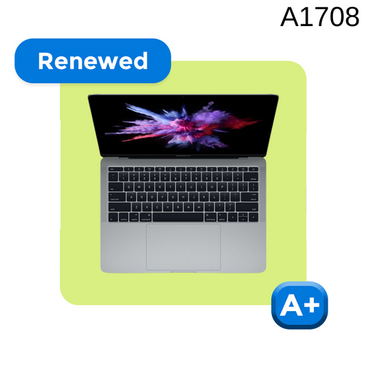REFURBISHED Macbook Pro A1708 2017 (i7/16gb/256GB/13" Retina/1 Year)