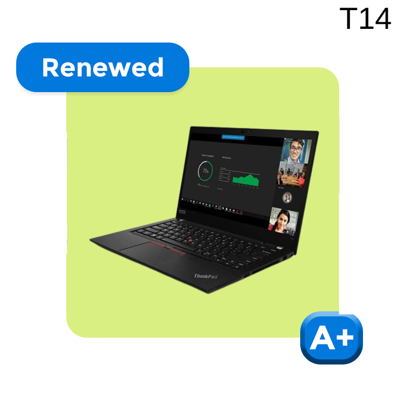 REFURBISHED LENOVO THINKPAD T14 (CORE i5 10TH GEN/14"/1 YEAR WARRANTY)