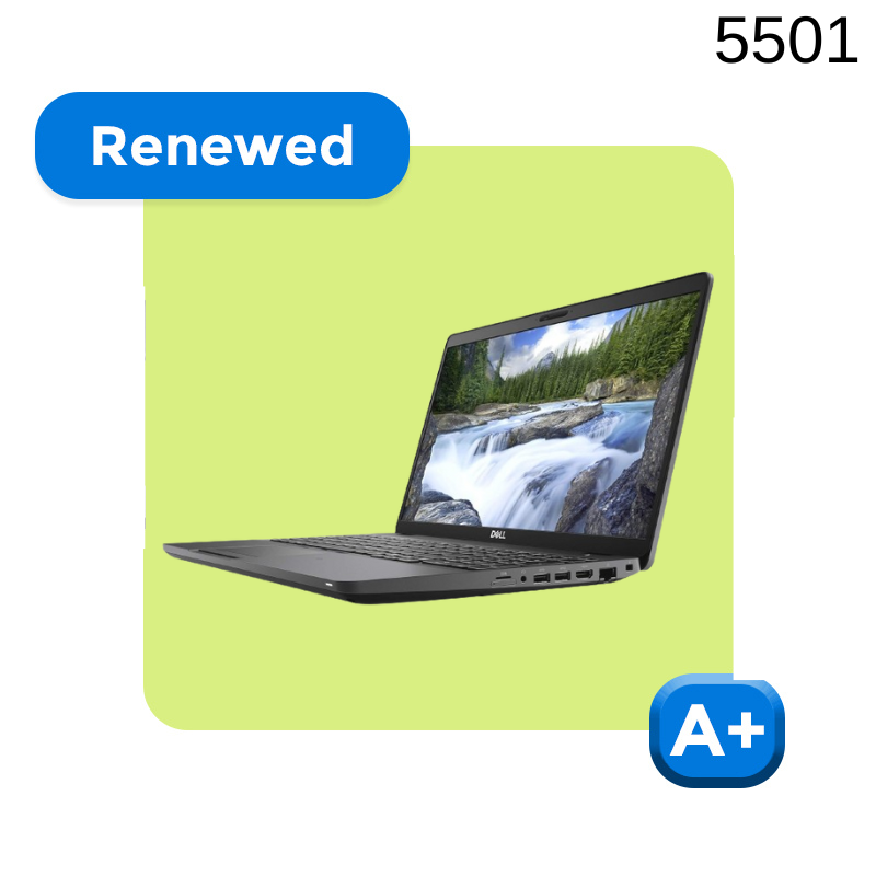 REFURBISHED DELL LATITUDE 5501 (CORE i7 9TH GEN/15.6"/2GB NVIDIA/1 YEAR WARRANTY)