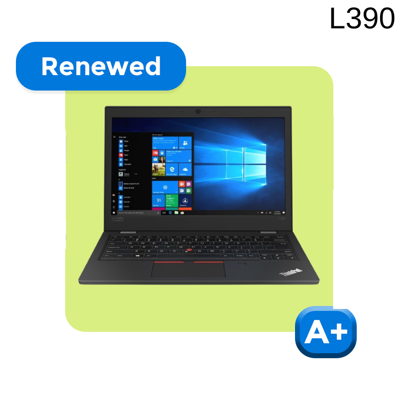 Buy Lenovo ThinkPad L390 Refurbished Slim Laptop India – e