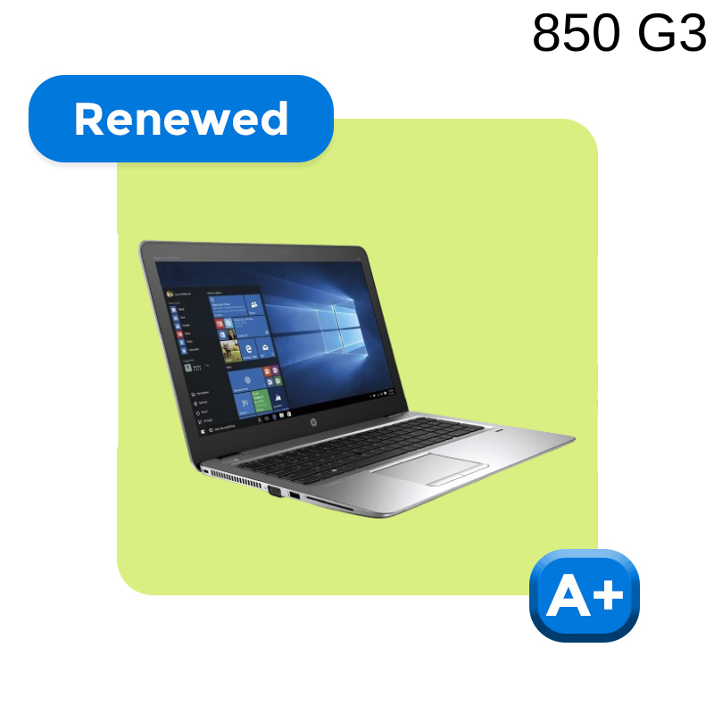 REFURBISHED HP ELITEBOOK 850 G3 (Core i7 6th/15.6"/1 YEAR Warranty)