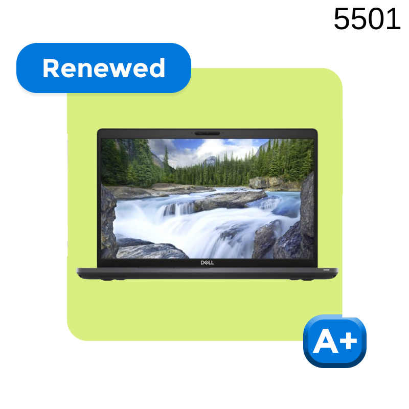 REFURBISHED DELL LATITUDE 5501 (CORE i7 9TH GEN/15.6"/2GB NVIDIA/1 YEAR WARRANTY)