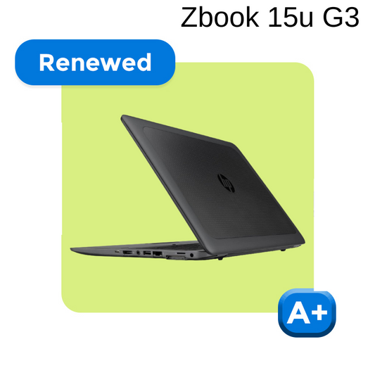 REFURBISHED HP ZBOOK 15u G3 (Core i7 6th/15.6"/2GB Graphics/1 YEAR Warranty)