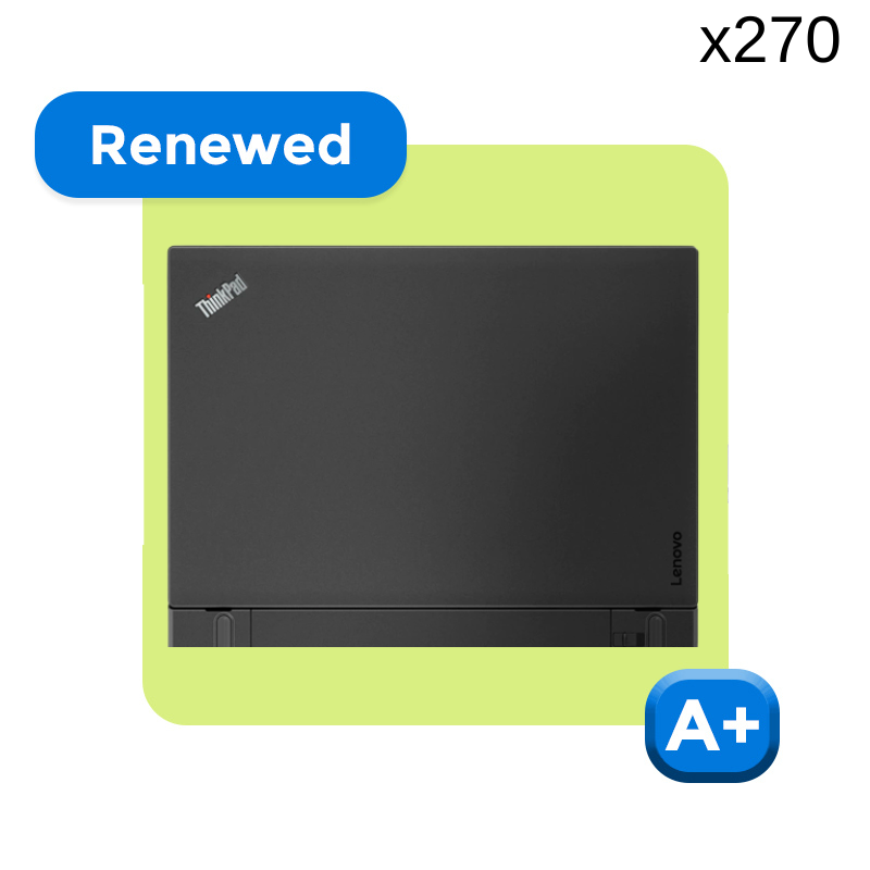 REFURBISHED LENOVO THINKPAD x270 (CORE i7 6TH GEN/12.5"/1 YEAR WARRANTY)