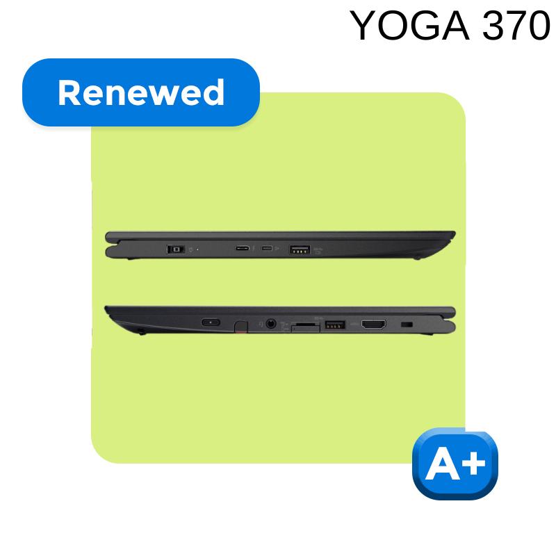 REFURBISHED LENOVO THINKPAD Yoga 370 (CORE i7 7TH GEN/13.3" 2in1 Touch/1 YEAR WARRANTY)