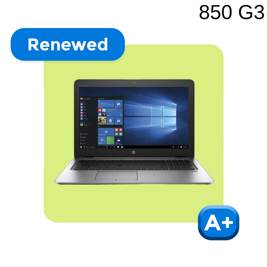 REFURBISHED HP ELITEBOOK 850 G3 (Core i5 6th/15.6"/1 YEAR Warranty)