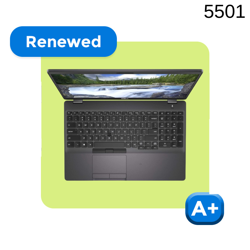 REFURBISHED DELL LATITUDE 5501 (CORE i7 9TH GEN/15.6"/2GB NVIDIA/1 YEAR WARRANTY)