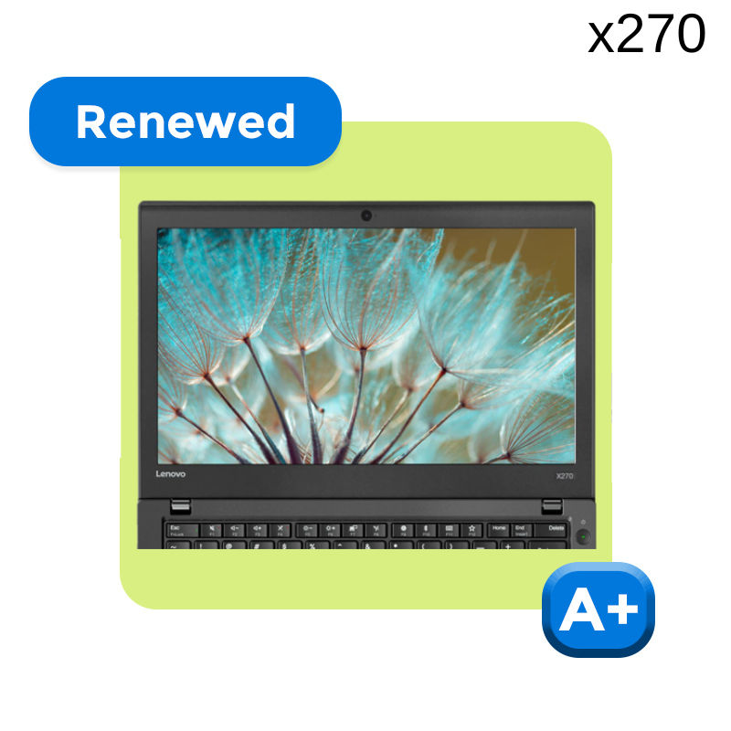 REFURBISHED LENOVO THINKPAD x270 (CORE i7 7TH GEN/12.5"/1 YEAR WARRANTY)