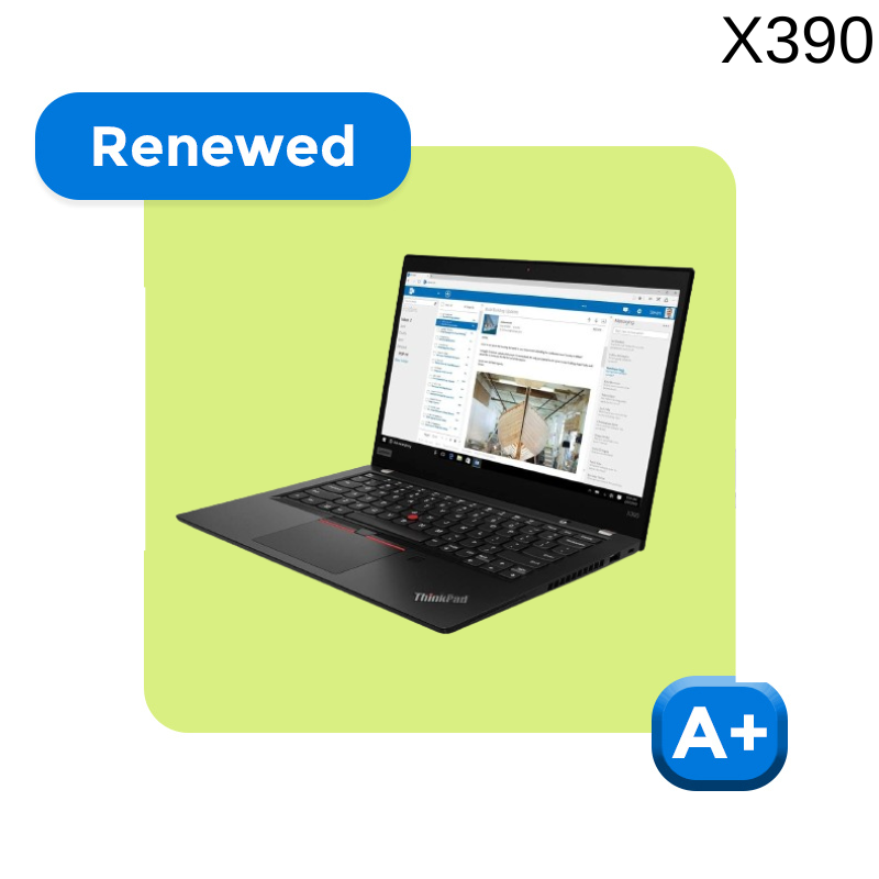 REFURBISHED LENOVO THINKPAD x390 (CORE i7 8TH GEN/13.3"/1 YEAR WARRANTY)