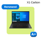 REFURBISHED Lenovo X1 Carbon (Core i5 8th Gen/14"/1 Year Warranty)